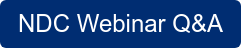 NDC Webinar Q&A